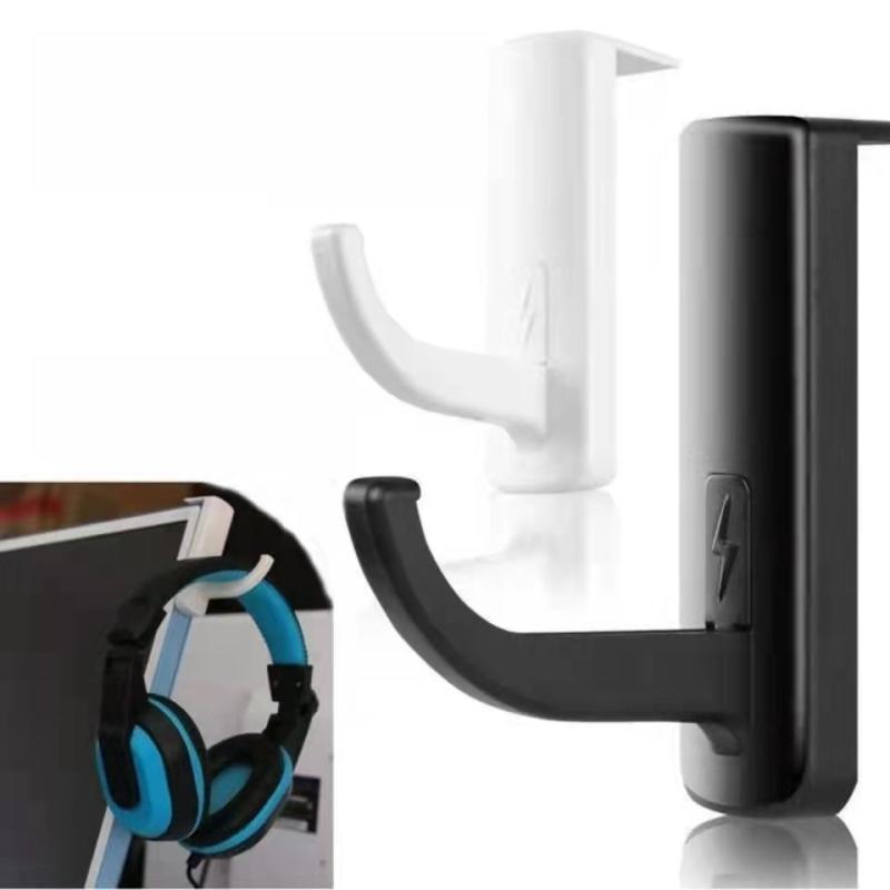 Monitor Stand - Selbstklebender Kopfhörerhaken, Headset-Aufhänger, Halter, Haken, Klebeband,