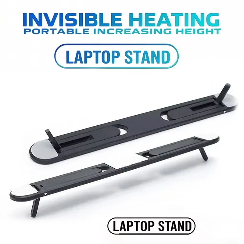 Laptop Cooling Pad - Universeller Laptop-Ständer, Notebook-Kühlpad, unsichtbare Laptop-Halterung, klappbare