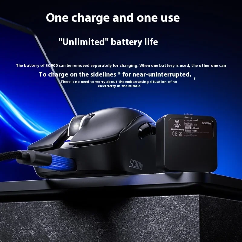 Fps Gaming Mouse - AULA SC900 Maus, Maus, Paw3950, Tri-Modus,