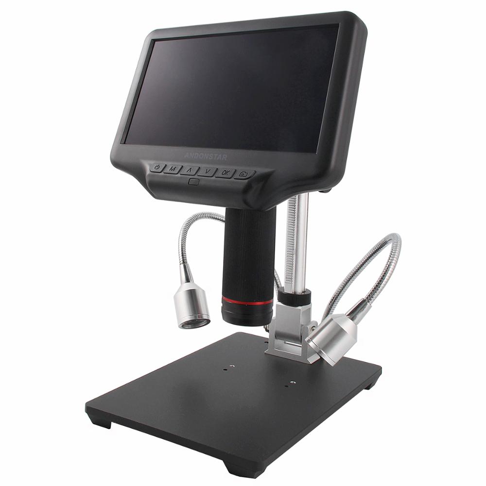 Monitor Stand - Andonstar AD407 Digitalmikroskop mit 7-Zoll-Bildschirm, LEDs,
