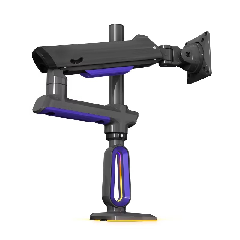 Monitor Stand - G80 RGB Farbwechsel-Monitorarm aus Aluminium mit