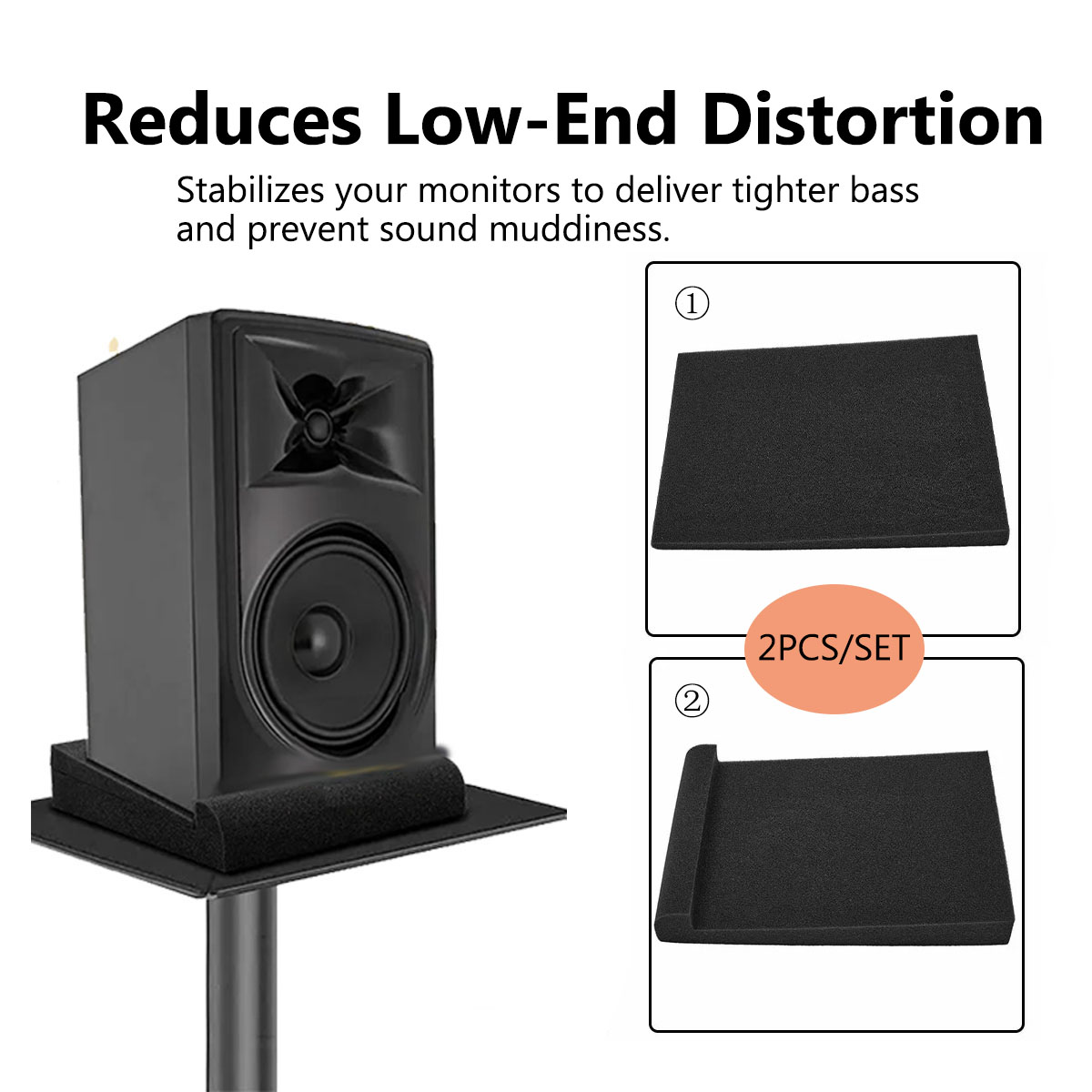 Studio-Monitor-Isolationspads, – Monitor Stand Bewertung und Preis