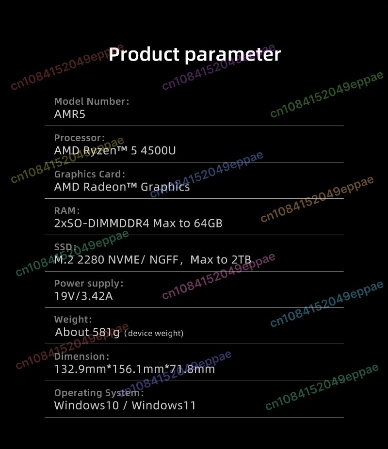 Tragbarer Mini-PC, individuell – Pc Gaming Ryzen 5 Bewertung und Preis