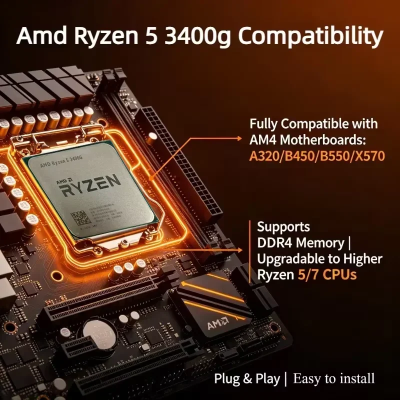 AMD Ryzen 5 3400G R5 3400G CPU – Pc Gaming Ryzen 5 Bewertung und Preis