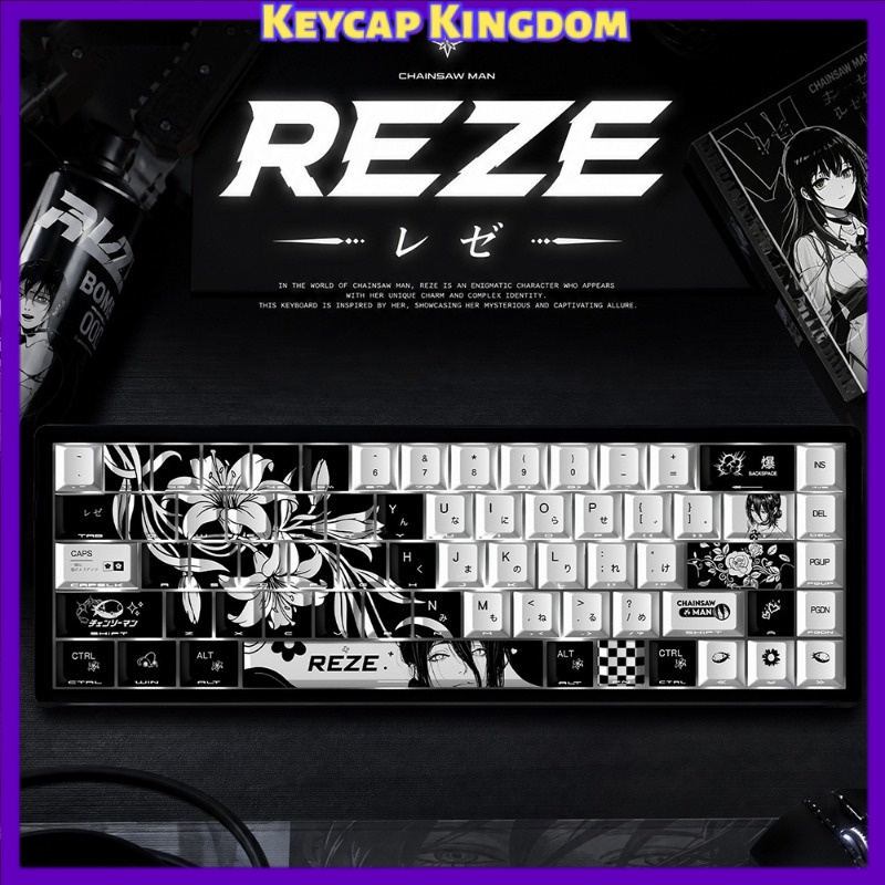 NEUE Reze 5.0 Anime-Tastenkapp – Gaming Pc Equipment Bewertung und Preis