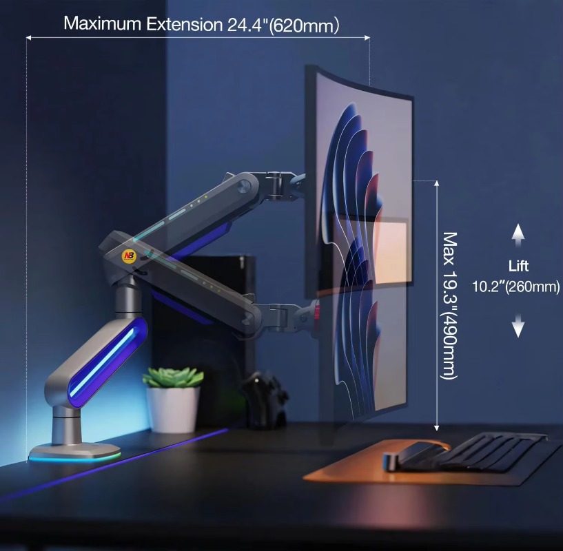 ERGONOMIC Gaming-Monitorarm fü – Monitor Stand Bewertung und Preis
